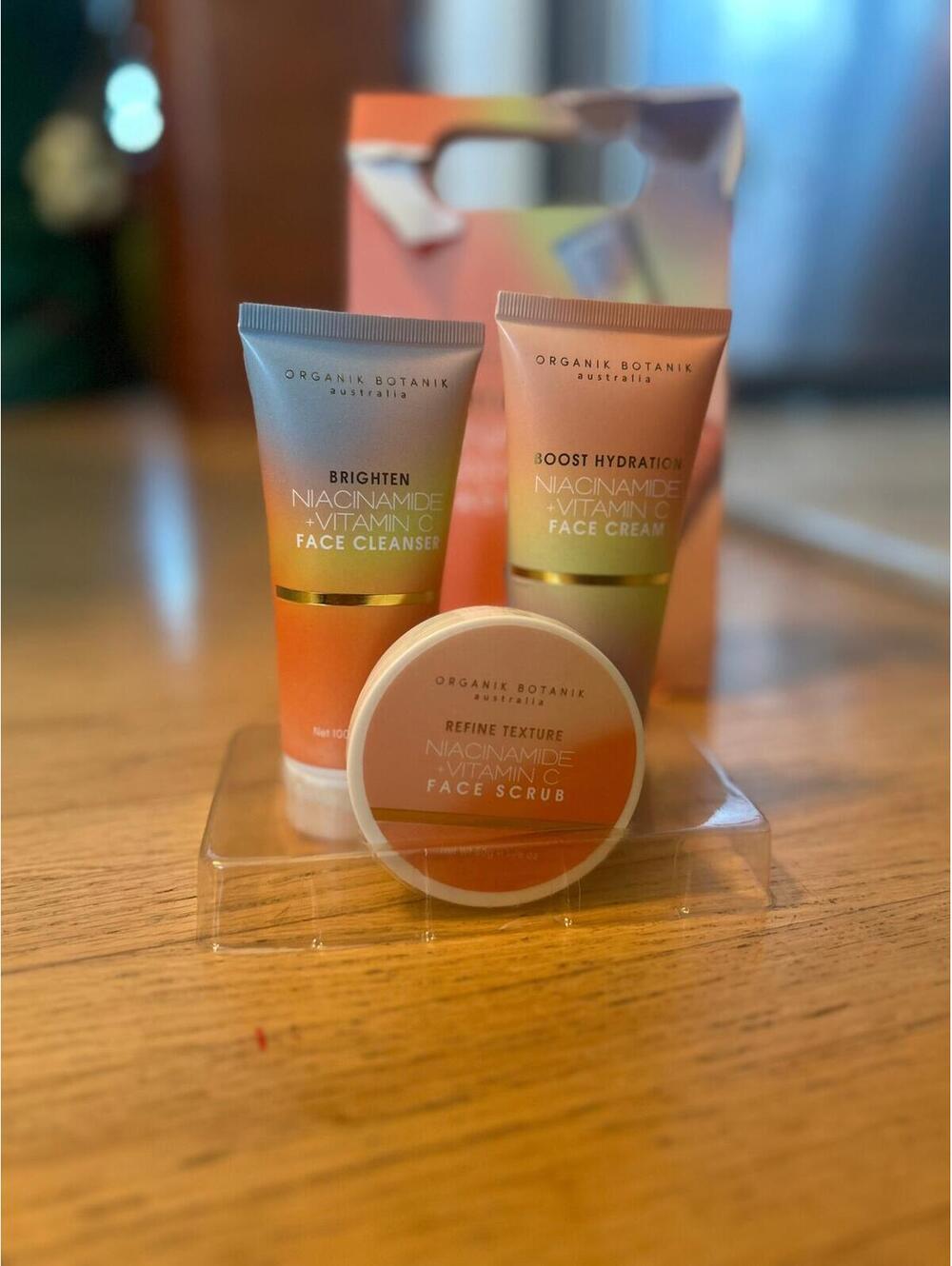 Organik Botanik Niacinamide + Vitamin C 3pc Face Care Set